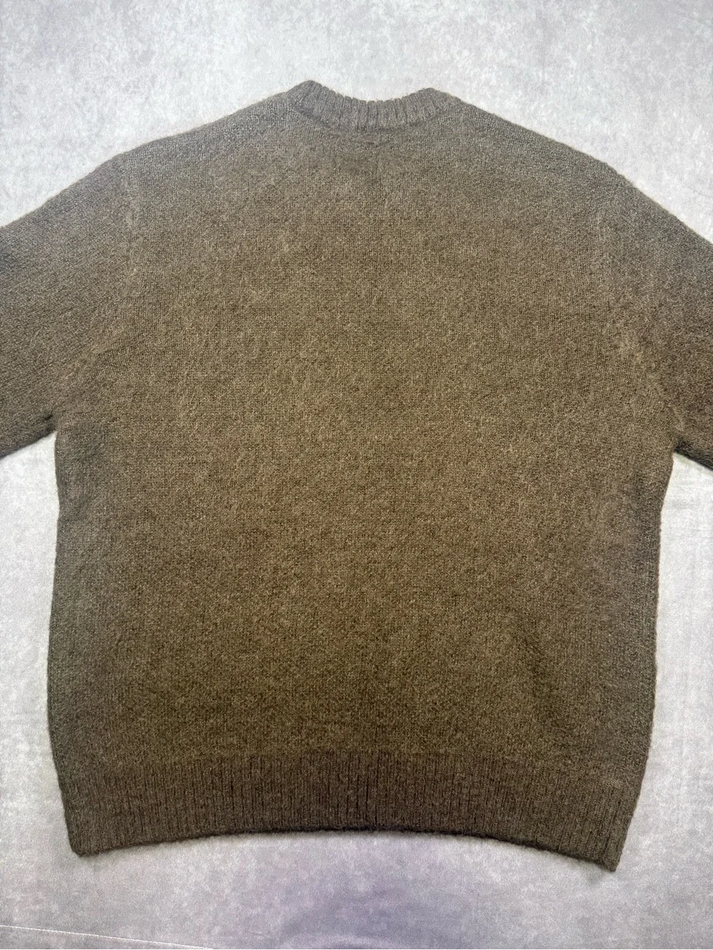 EUC Golf Wang Stab Mohair Brown Crewneck Sweater with White GOLF Logo - M